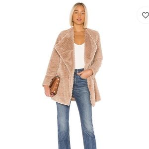 Fab Moment Faux Fur Jacket in Tan